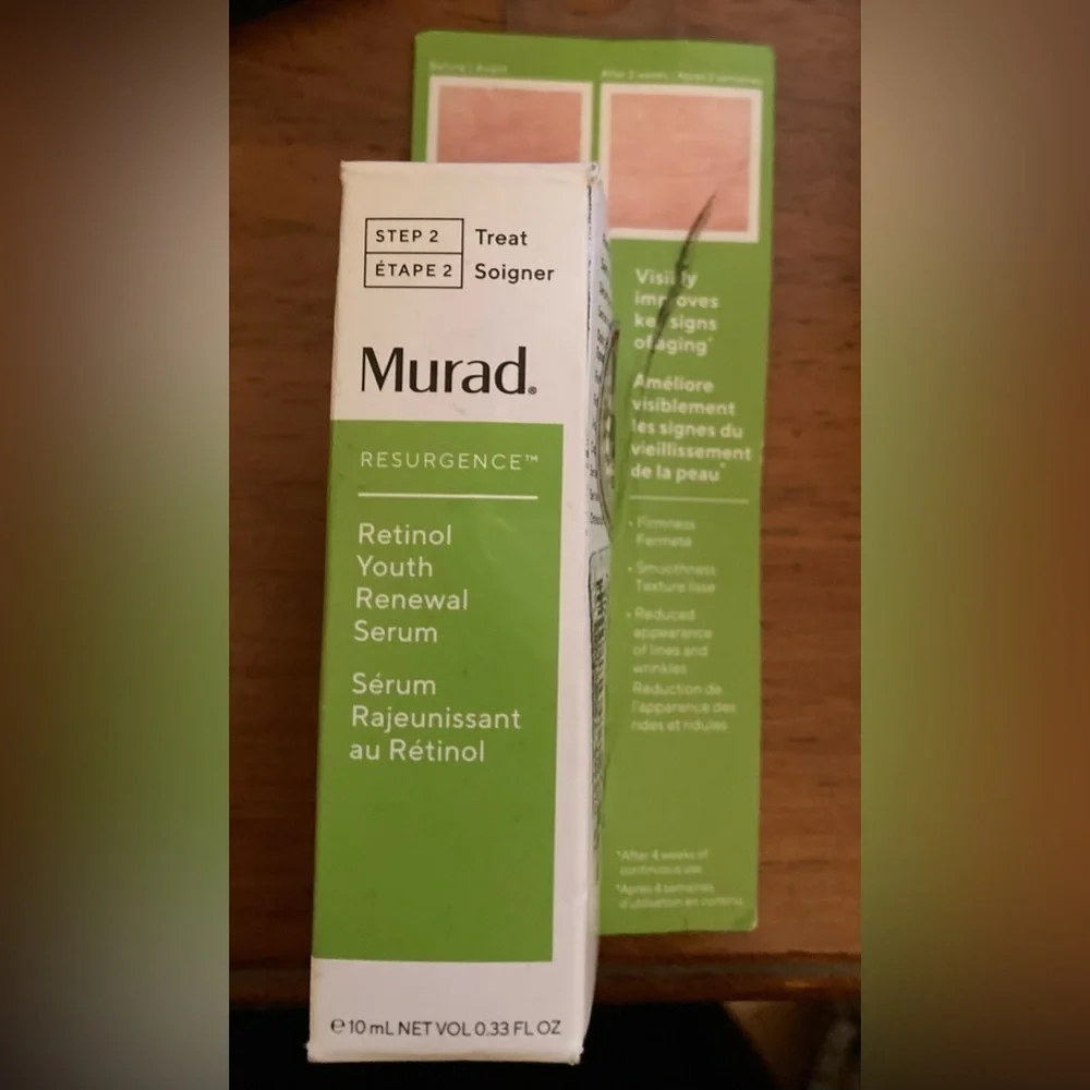 Murad Resurgence Retinol Youth Renewal Serum .33 oz New‎ in box.